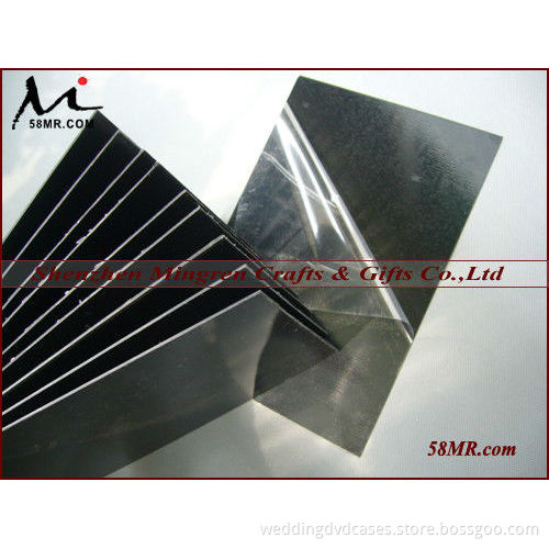 0.2MM-2.0MM High Quality Black and White Double Sides Wedding album inner page pvc
